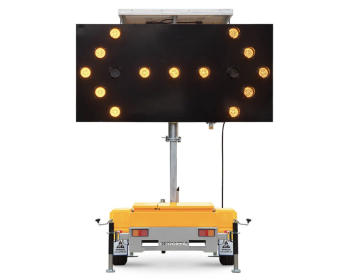 VM Trailer Mounted Arrow Board - 15 Lamp